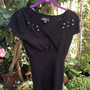 BCX Black Short sleeve Sweater top